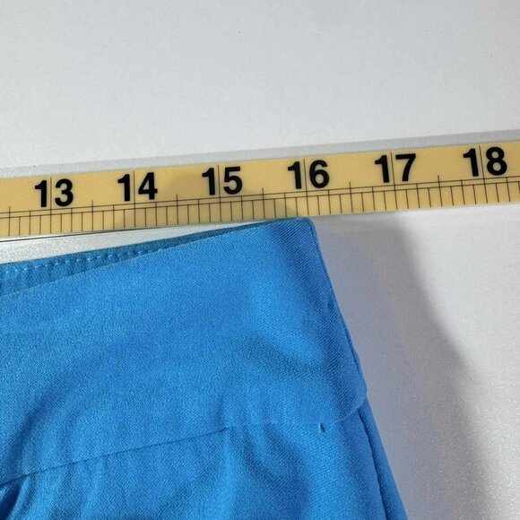 Chico’s 1R Pull-On Pants | Sky Blue Stretch Trousers Size 8R R - Picture 6 of 7